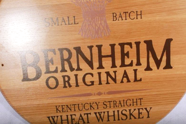 Signed Bernheim Original Whiskey Barrel Head