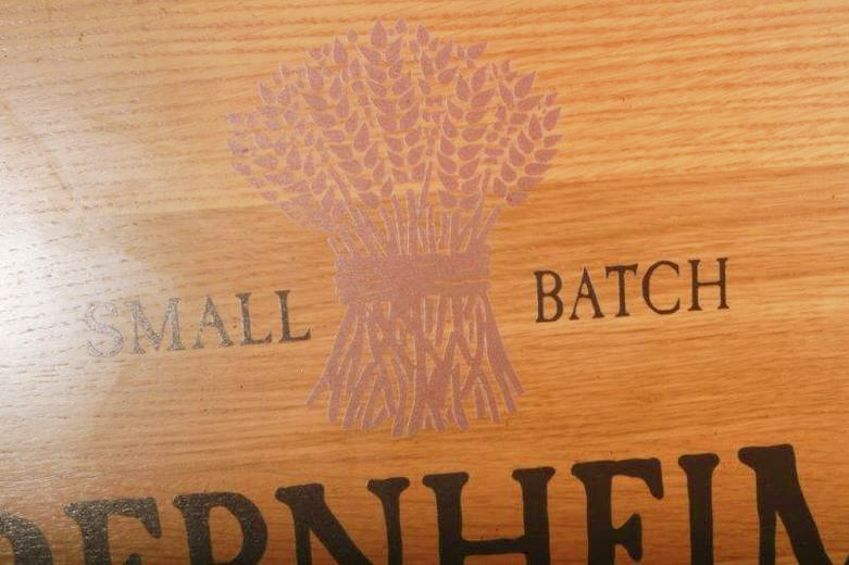 Signed Bernheim Original Whiskey Barrel Head