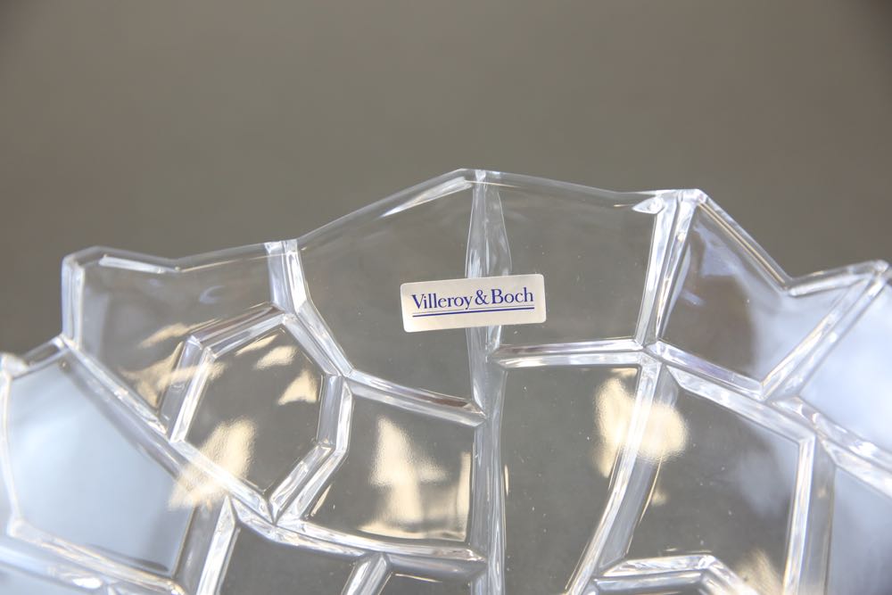 Two Crystal Bowls and Crystal Tic Tac Toe Game