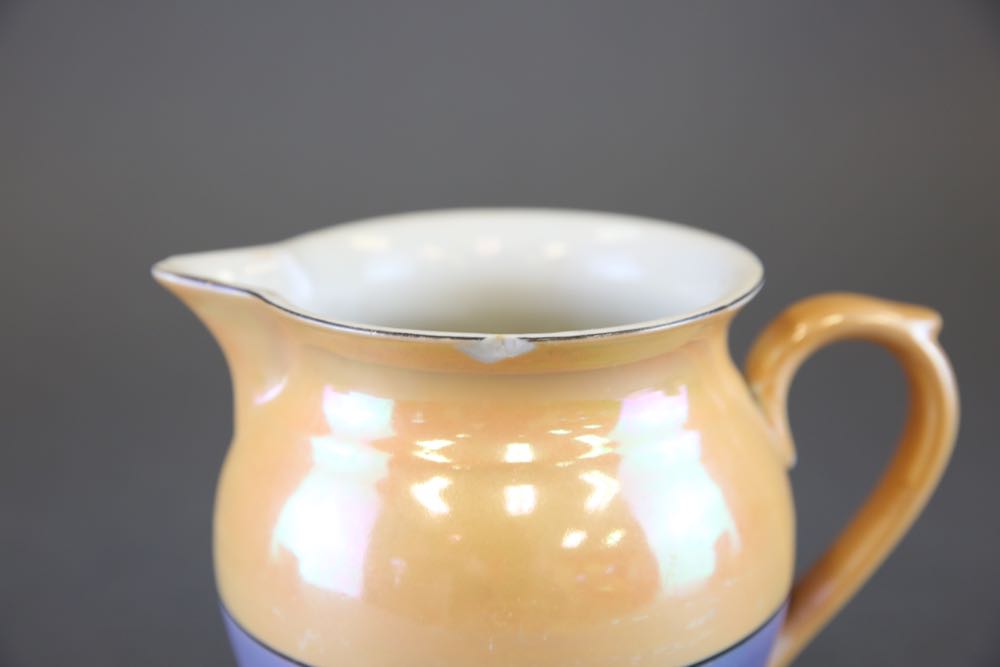 Vintage Japanese Lusterware Teacups, Saucers, and Accessories