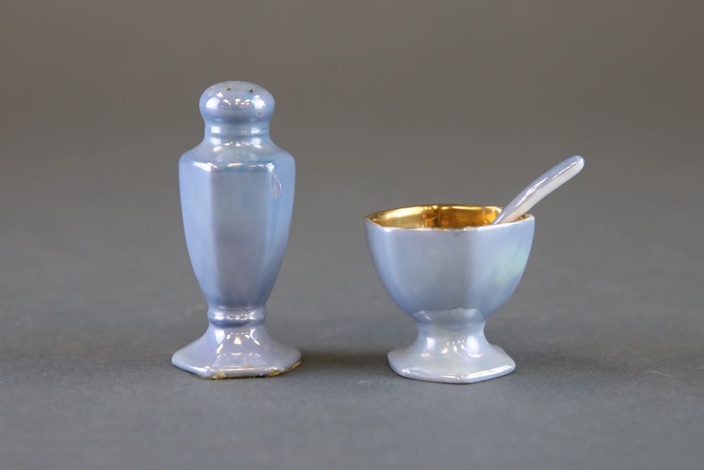 Vintage Japanese Lusterware Teacups, Saucers, and Accessories