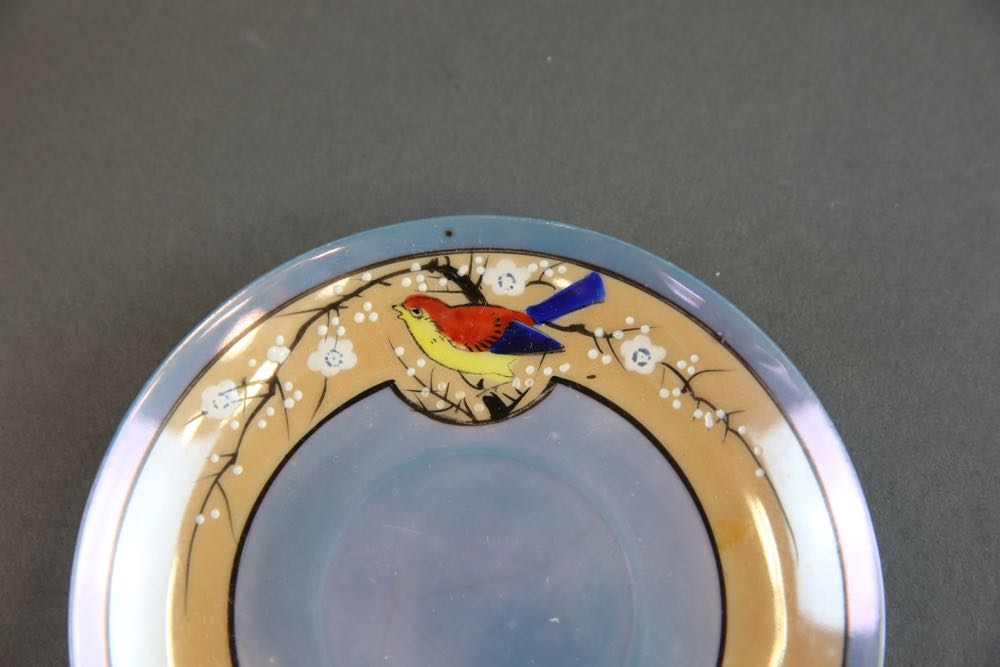 Vintage Japanese Lusterware Teacups, Saucers, and Accessories