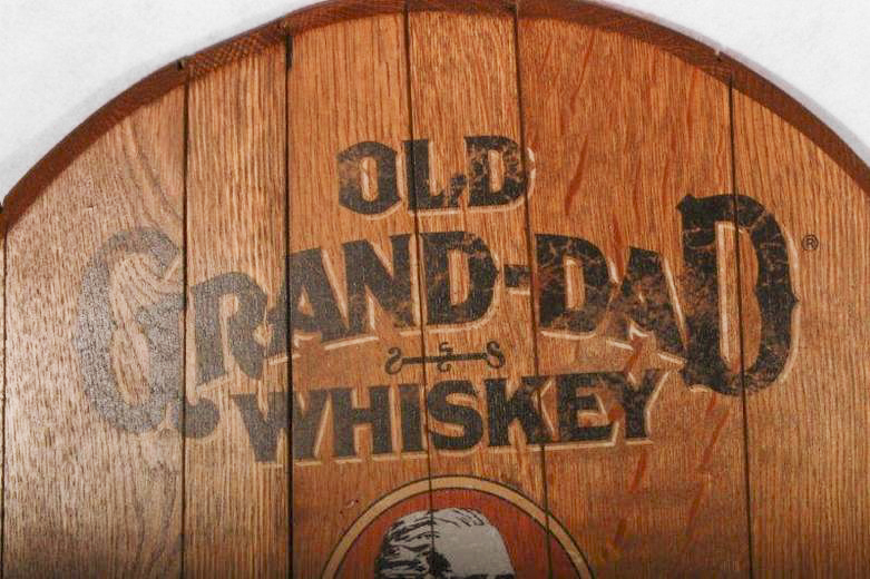 Old Grand-Dad Whiskey Barrel Head
