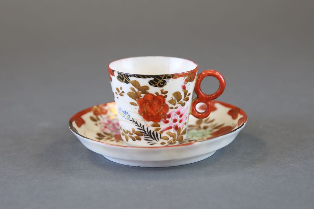 Collection of Vintage Porcelain Teacups and Saucers