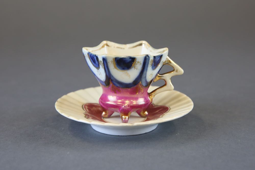 Collection of Vintage Porcelain Teacups and Saucers