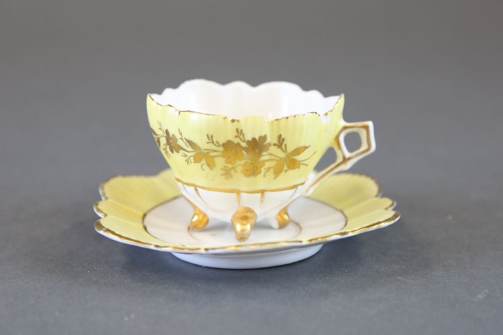 Collection of Vintage Porcelain Teacups and Saucers