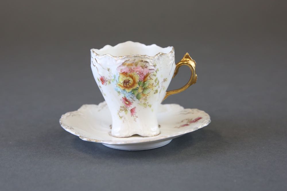 Collection of Vintage Porcelain Teacups and Saucers