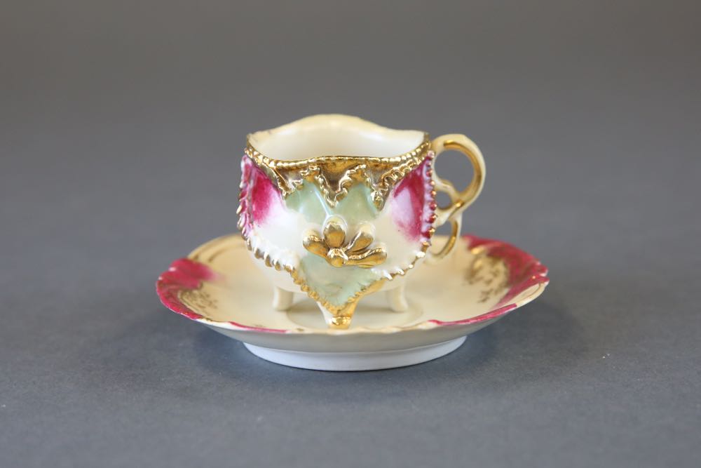 Collection of Vintage Porcelain Teacups and Saucers