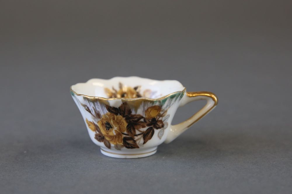 Collection of Vintage Porcelain Teacups and Saucers