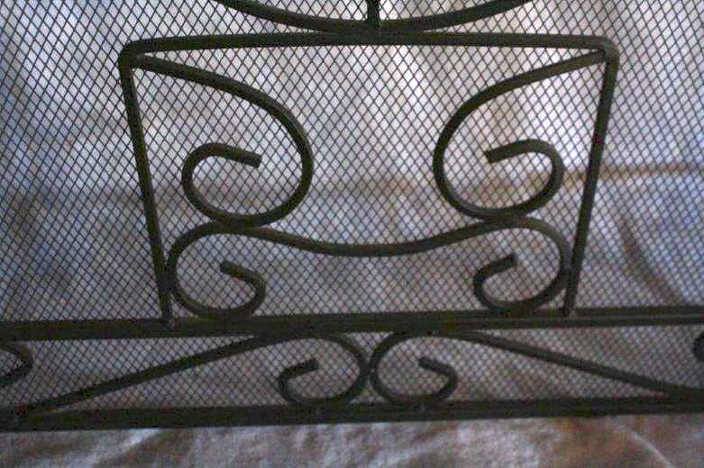 Samuel Adams Three Fold Metal Fireplace Screen