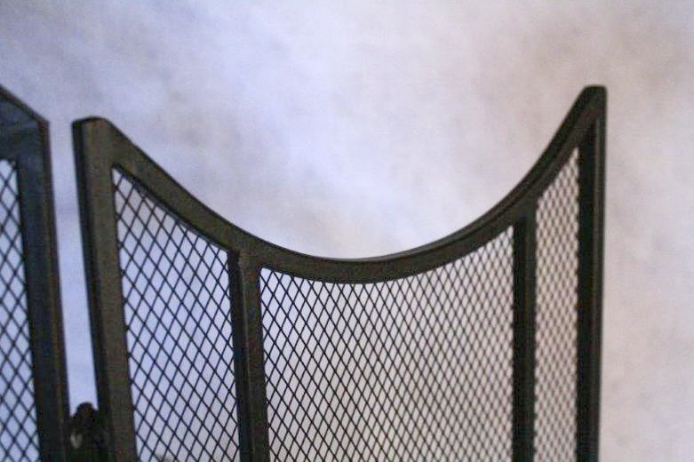 Samuel Adams Three Fold Metal Fireplace Screen