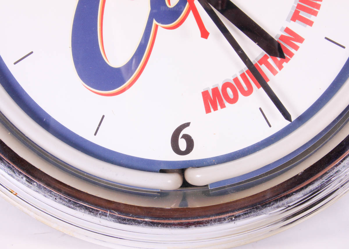 Coors and Miller Genuine Draft Bar Clocks