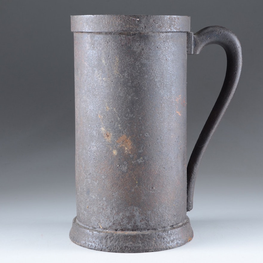 Early 20th Century Cast Iron Stein
