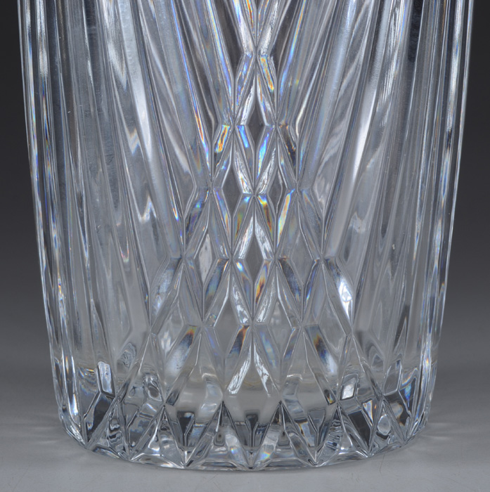 Modern Style Pressed Glass Vase