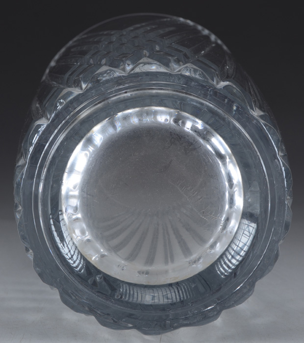 Modern Style Pressed Glass Vase