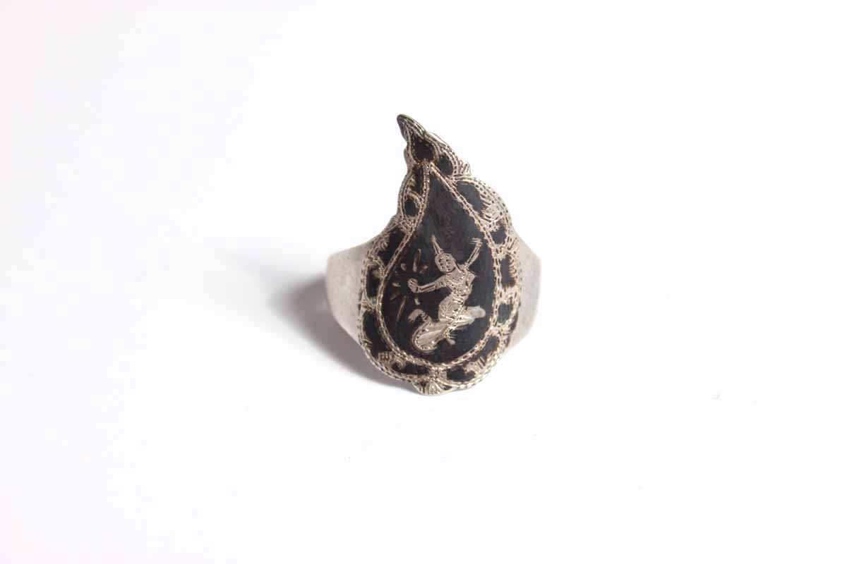 Vintage Siam Sterling Silver Niello Jewelry Collection