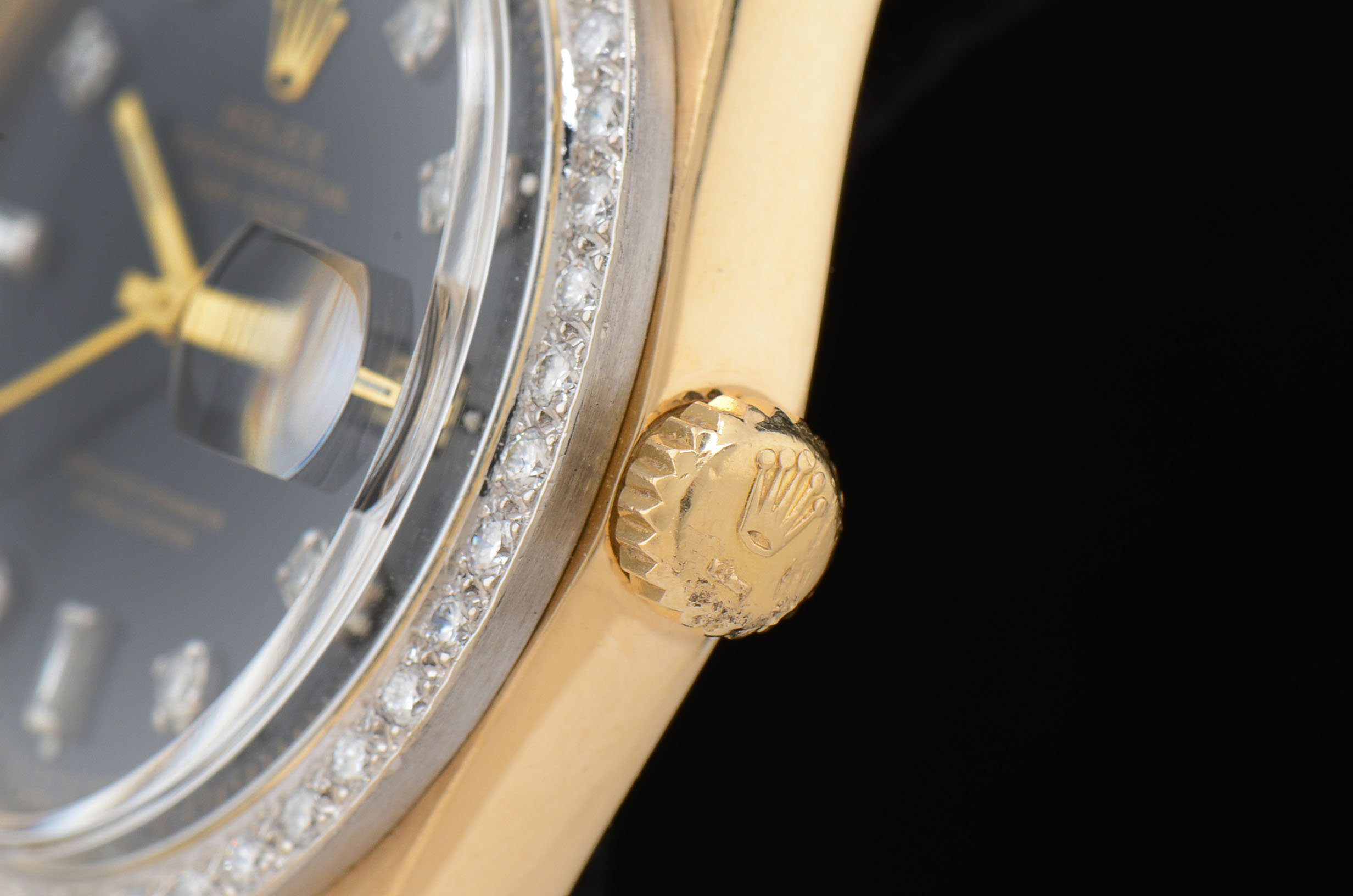 Rolex Perpetual Day-Date 1803 President 18K Gold Diamond Watch