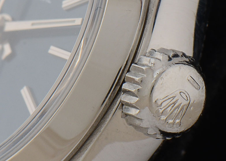 Women's Rolex Oyster Perpetual Steel Blue Index Dial Automatic