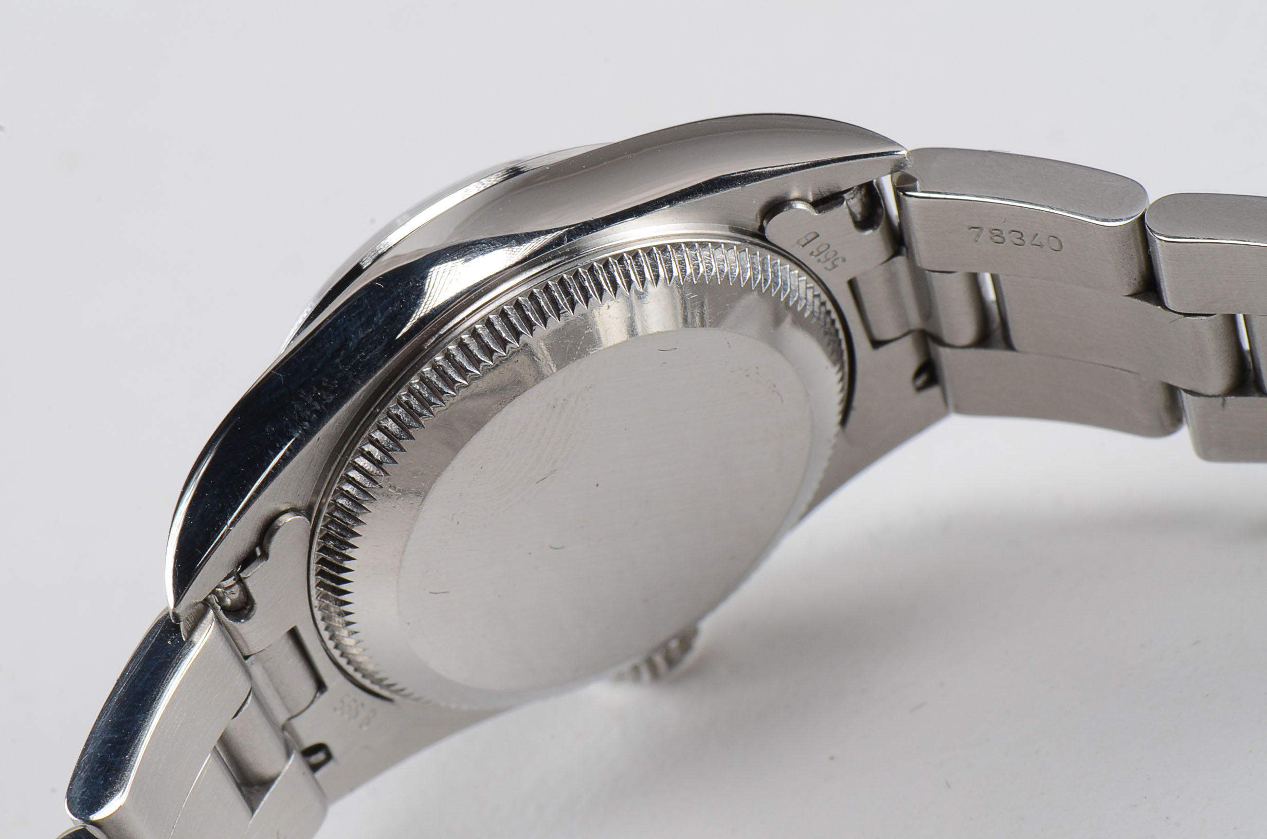 Women's Rolex Oyster Perpetual Steel Blue Index Dial Automatic