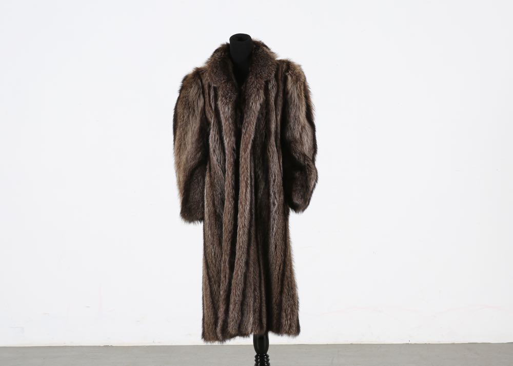 Vintage Full Length Raccoon Coat