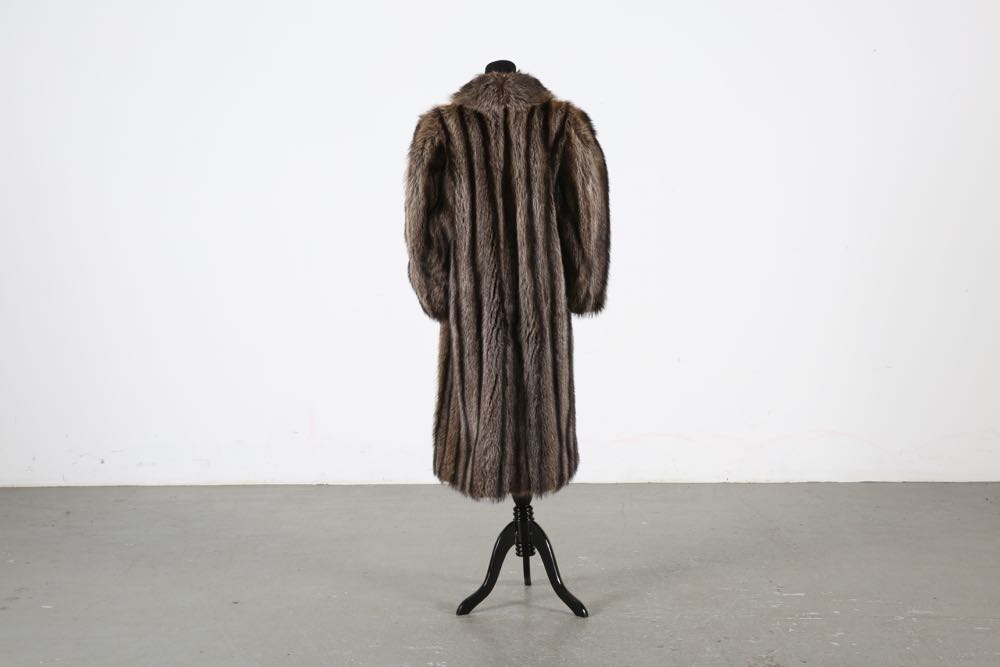 Vintage Full Length Raccoon Coat