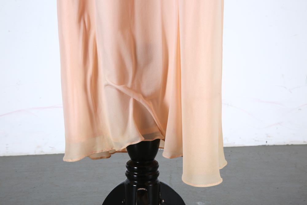 Two Vintage Beaded Evening Gowns