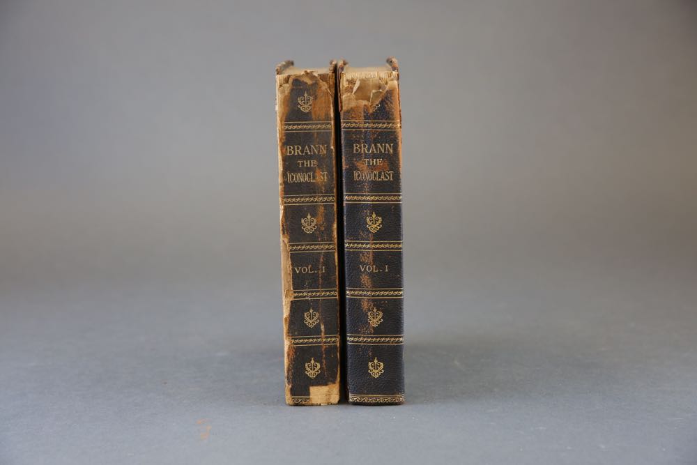 Two Antique Volumes by C.W. Brann _The Iconoclast_