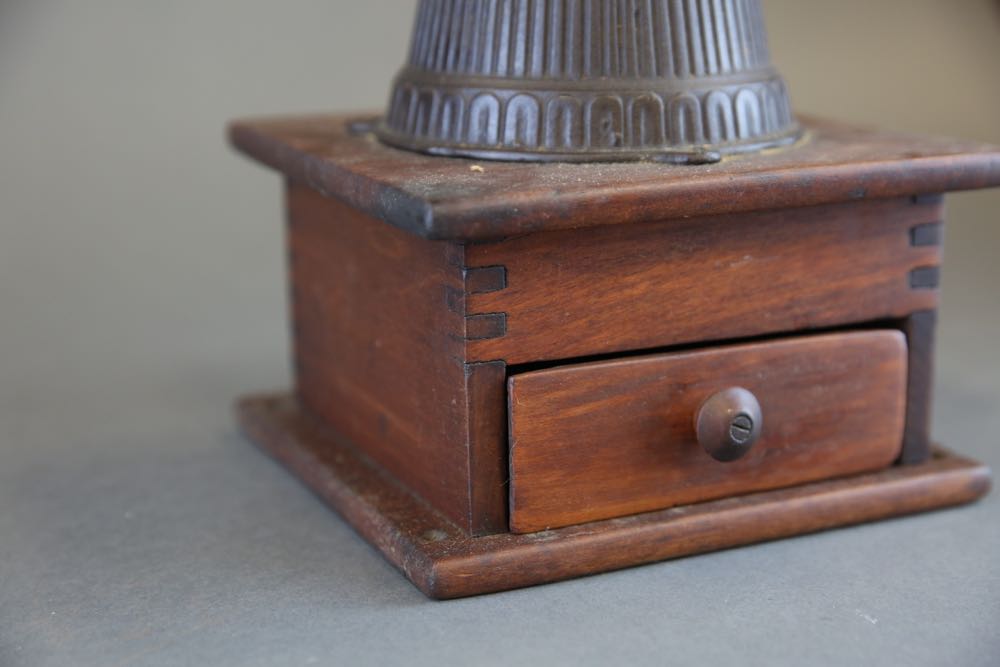Antique Coffee Grinder and Shoe Last