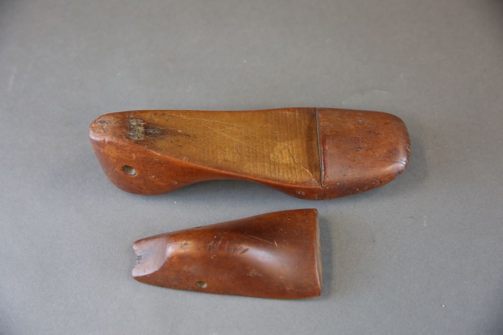 Antique Coffee Grinder and Shoe Last