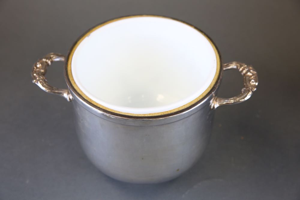 Vintage Silver Plate Ice Buckets, Pitchers, and Coffee Carafes