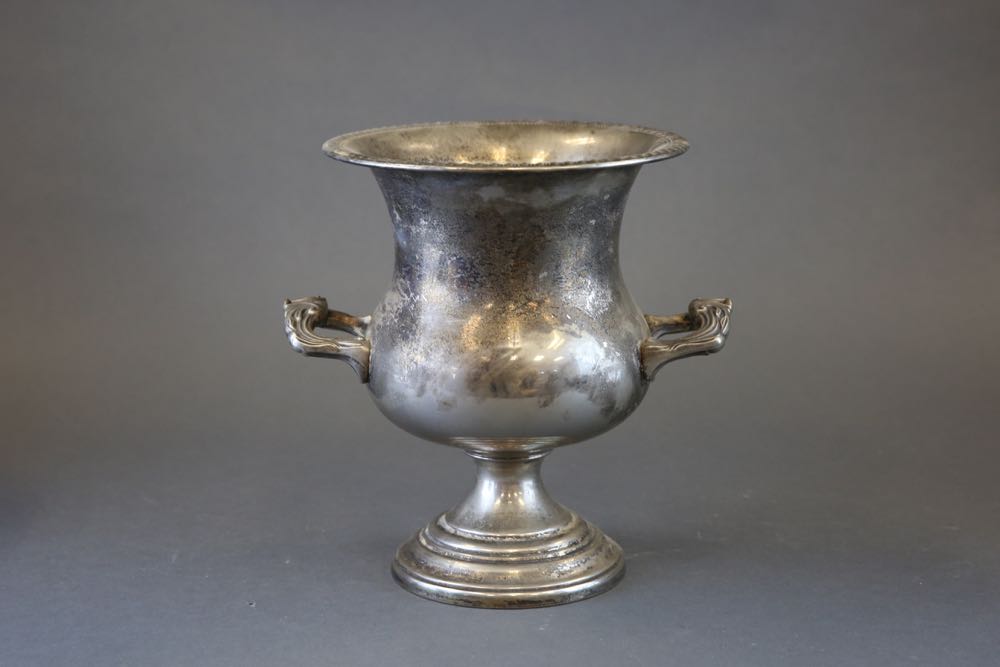 Vintage Silver Plate Ice Buckets, Pitchers, and Coffee Carafes