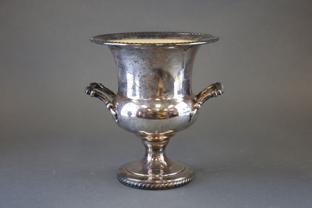 Vintage Silver Plate Ice Buckets, Pitchers, and Coffee Carafes