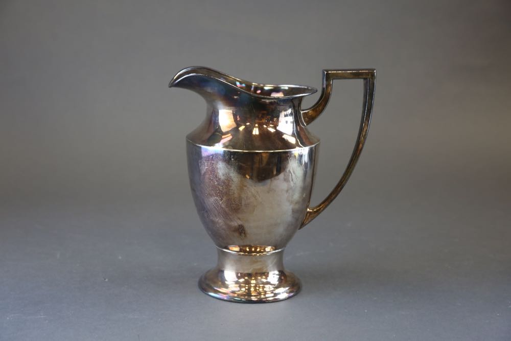 Vintage Silver Plate Ice Buckets, Pitchers, and Coffee Carafes