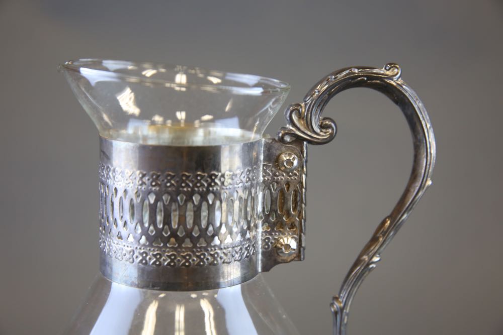 Vintage Silver Plate Ice Buckets, Pitchers, and Coffee Carafes