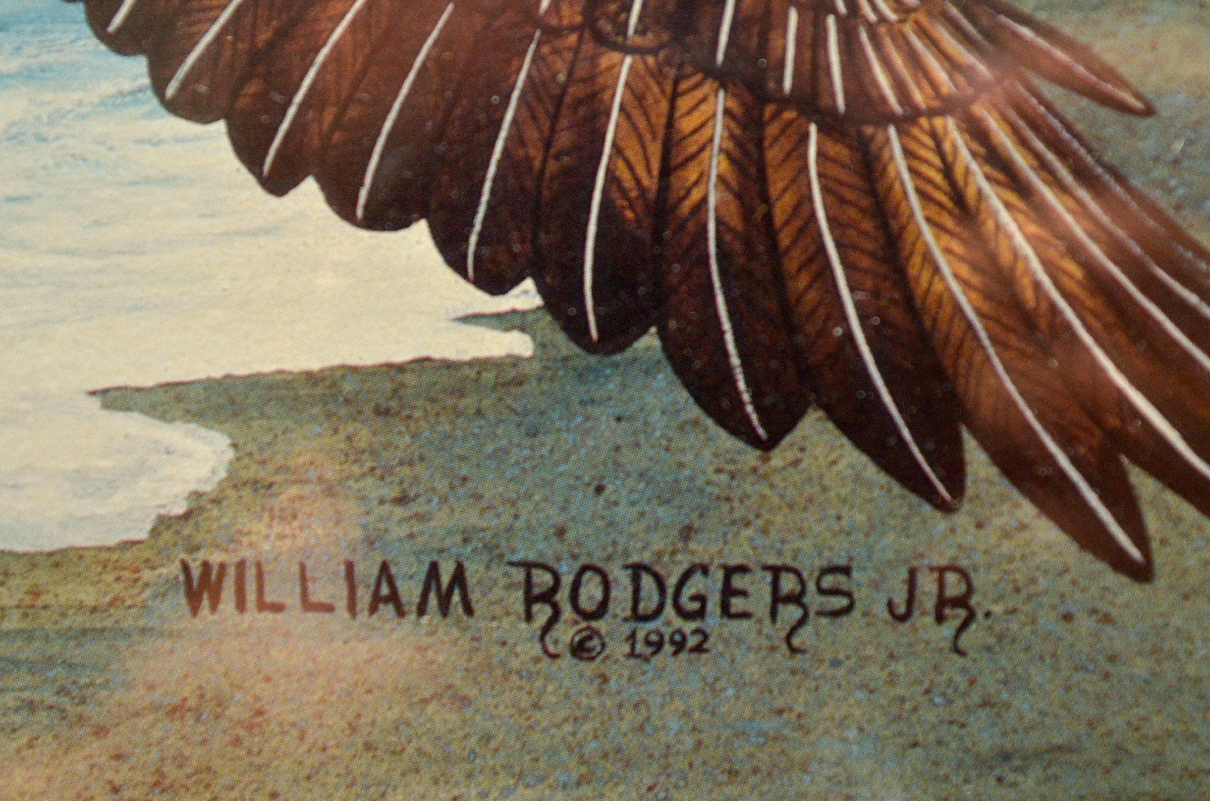 Pair of Framed William Rodgers Jr. Bald Eagle Giclées