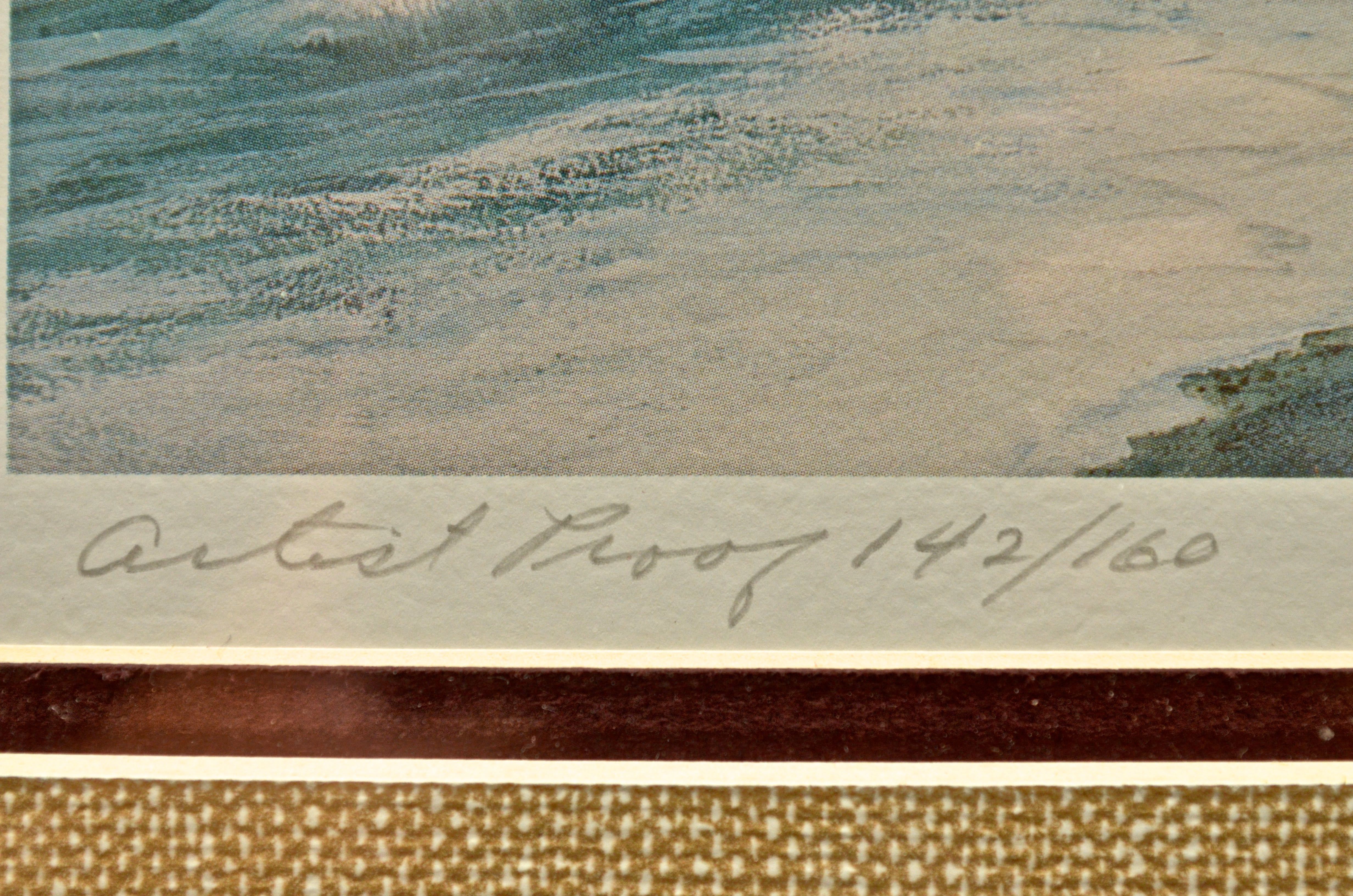 Pair of Framed William Rodgers Jr. Bald Eagle Giclées