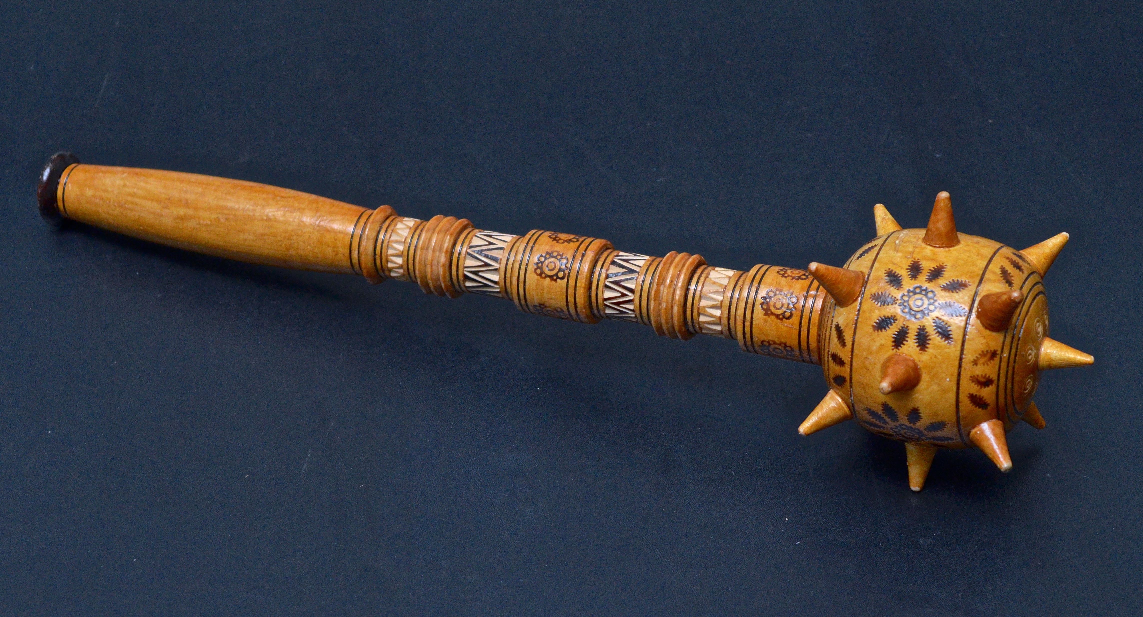 Kenyan Spiked Wooden Mace