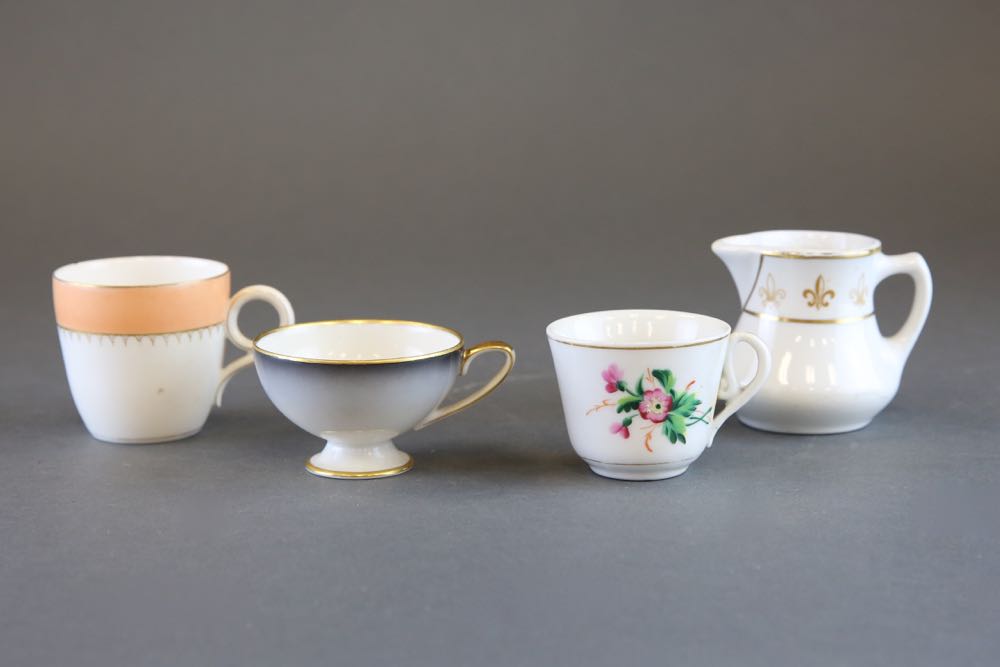 Collection of Vintage Tea Cups and Saucers
