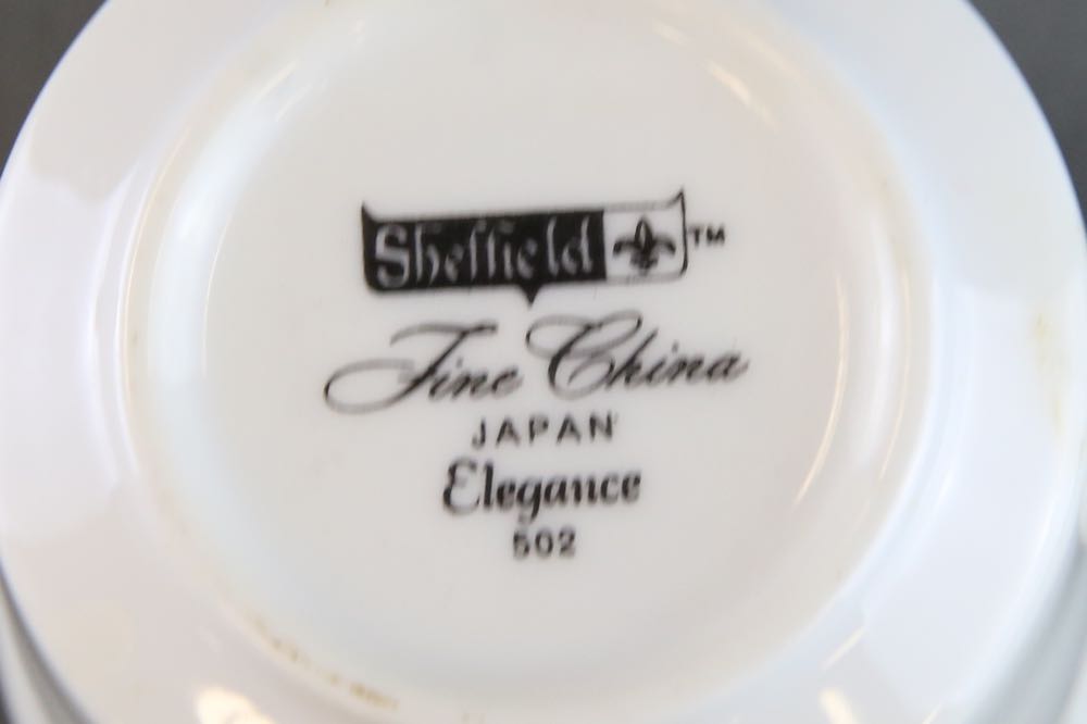 "Elegance" Pattern Sheffield Fine China