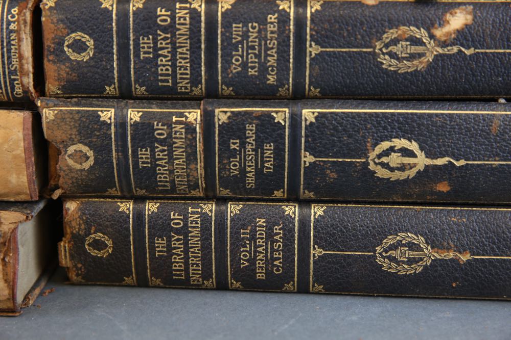 Two Sets of Vintage Books