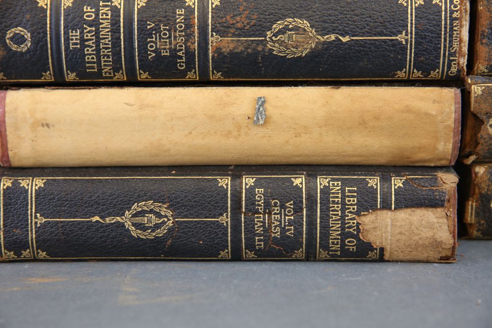 Two Sets of Vintage Books