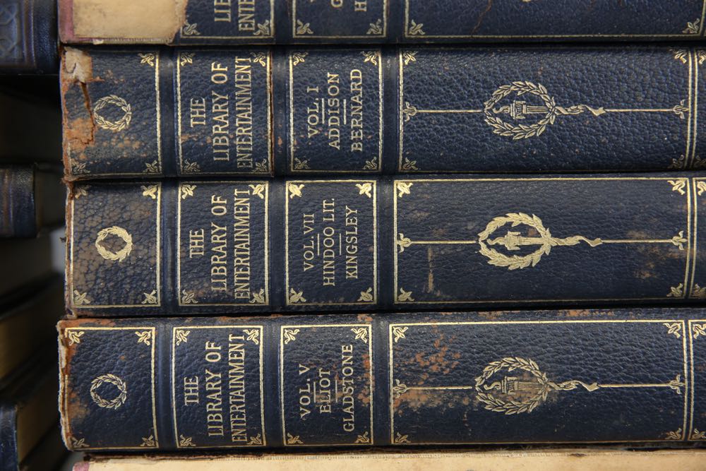 Two Sets of Vintage Books