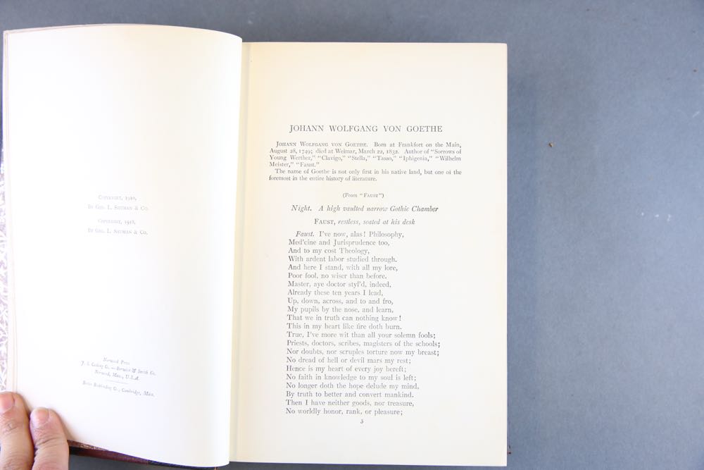 Two Sets of Vintage Books