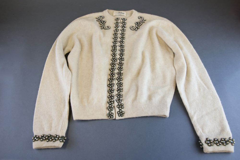 Vintage Cardigan Sweaters and Beaded Top