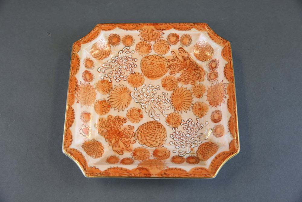 Blue and White Coffee Pot, Serving Dish, and Decorative Plates