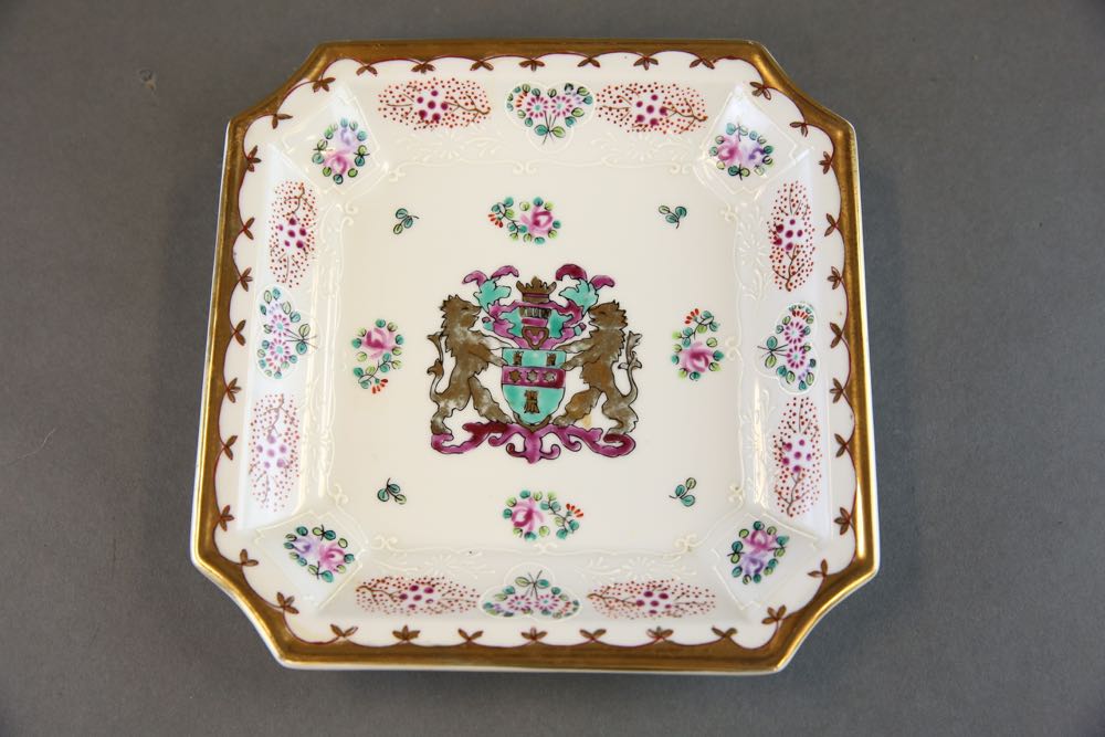 Blue and White Coffee Pot, Serving Dish, and Decorative Plates