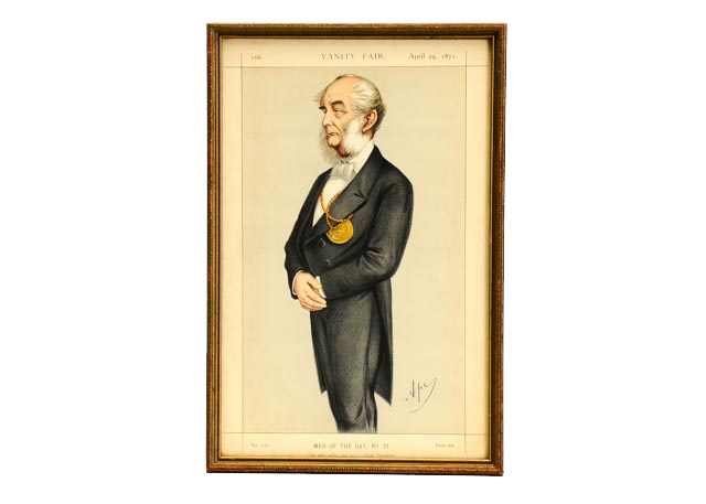 1871 Carlo "Spy" Pellegrini Vanity Fair Caricature