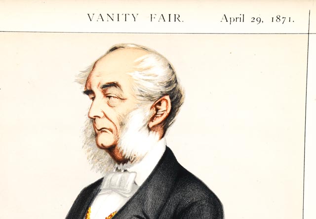 1871 Carlo "Spy" Pellegrini Vanity Fair Caricature