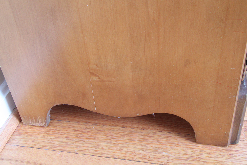 Antique St. Johns Table Company Maple Hutch