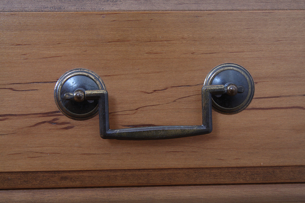 Solid Maple Dresser with Attached Mirror